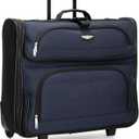 Travel Select Amsterdam Business Rolling Garment Bag, Softside Expandable Rolling 2-Wheeled Suit Carrier, Navy, One Size