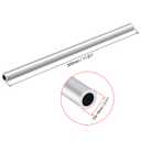 uxcell 6063 Aluminum Round Tube, 300mm Length 18mm OD 12mm Inner Dia Seamless Aluminum Straight Tubing 2 Pcs