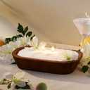 Conelist 1lb Jasmine Scented Pearled Candle Sand Wax Set Customized Powder Making Candles Refill Kit Palm Wax All Natural Non Toxic with 10 Wicks for Graduation Thank You Teacher Gifts DIY Making