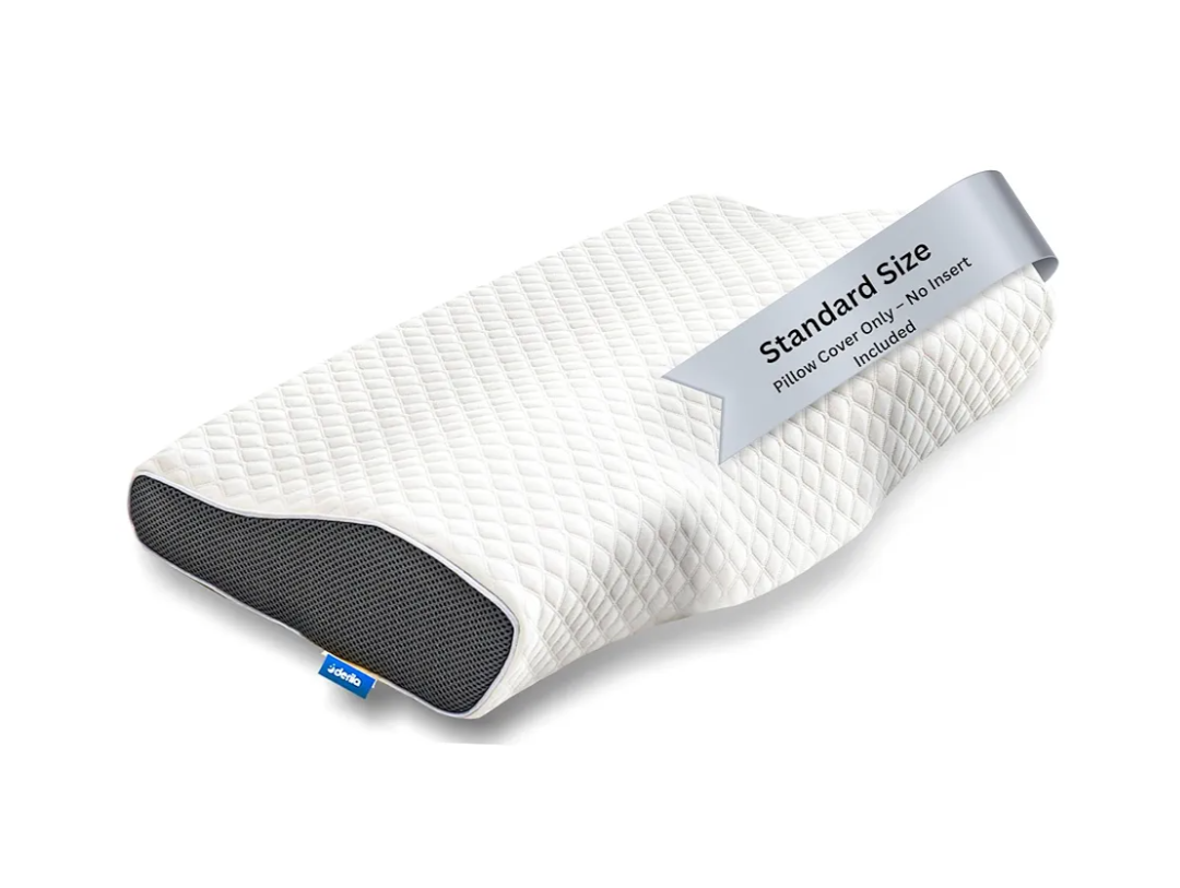 Derila Pillowcase | Designed to Keep Your Derila Memory Foam Pillow for snoring Relief Covered and Protected with This Crisp, Clean, White Pillowcase Made from Premium Materials