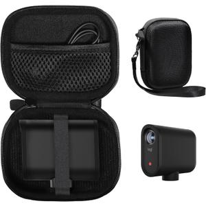 CaseSack Case for Logitech for Creators Mevo Start, Wireless Live Streaming Camera, (Black)