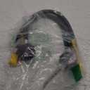 2PCS 15 Inch RV Propane Tank Hose Replacement with 1/4" Male NPT Adapter (Not Male Inverted), Camper Propane Hose for 2-Stage Auto Changeover Regulator, Gas Dual Propane Tank Connection Kit (Black)