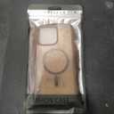 BENTOBEN for Magnetic iPhone 15 Pro Max Case, Cute Curly Wavy Frame Bumper [Compatible with Magsafe] Clear Glitter Sparkly Slim Shockproof Protective Girly Women Men Boys Phone Cover, Desert Titanium