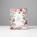 LARAINE Picture Photo Frame 4x6 Metal Sparkle Snowflake High Definition Display Pictures for Tabletop Home Decorative Christmas Holiday Gift (Blue)