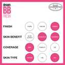 Maybelline Dream Fresh Skin Hydrating BB cream, 8-in-1 Skin Perfecting Beauty Balm with Broad Spectrum SPF 30, Sheer Tint Coverage, Oil-Free, Light/Medium, 1 Fl Oz