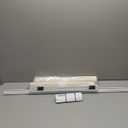 Panel Track Blinds, Vertical Blinds for Sliding Glass Doors, Extendable Track from 45 3/4" to 82 5/8" W, Cuttable Panel Curtains up to 96 inches high, Linen Light Filtering