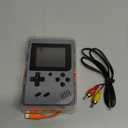 Retro Gaming Console, Portable Handheld Game Console with 400+ Classic Games, Video Game Console with 3.0" HD Screen and Rechargeable Battery (Gray)