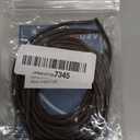VSUDO 2 Pairs Waxed Round Dress Shoe Laces for Mens Dress Shoes, 1/8" Thin Business Oxford Shoelace/Shoe Strings