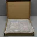 8.5x11 Velvet Picture Frame with 2 Openings 5x7 Pictures, HD Real Glass Light Green Velvet Photo Frame with Black White Border Mat, Gold Border Horizontal & Vertical Display for Tabletop or Wall Decor (2 Pack)