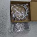 Tudomro 5 Pcs 1970s Disco Outfit Woman Party Costume Set Disco Ball Earrings Headband Ring Sunglasses & Necklace Accessories