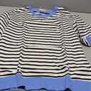 Womens Oversized T Shirts Striped Color Block Cotton Tops Summer Casual Half Sleeve Loose Fit Crewneck Sweatshirts S