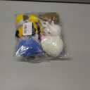 Mini Cute Crochet Gift, 6PCS Funny Bee Knitted Doll with Positive Card, Home Decor, Birthday, Christmas, Kids and Party Gifts