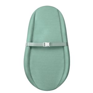 Contoured Changing Pad with Soft & Washable Cover, Waterproof Lining Foam Baby Changing Table Pads for Dresser Top, Secure with Security Strap and Two High Curved Sides, 3216, Sage Green