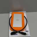 LaCie Rugged Mini, 2TB, 2.5 inches, Portable External Hard Drive, External Storage, for PC and Mac, Shock, Drop and Pressure Resistant, Hard Drive, 2 Year Rescue Services (LAC9000298)