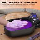Achzzy Paraffin Wax Machine for Hand and Feet - 2000ml Paraffin Wax Warmer, Temperature and Reservation Mode, thermostatic Warmer, Nourishing and Moisturizing, Ideal for Home Paraffin Baths (Darkgray)