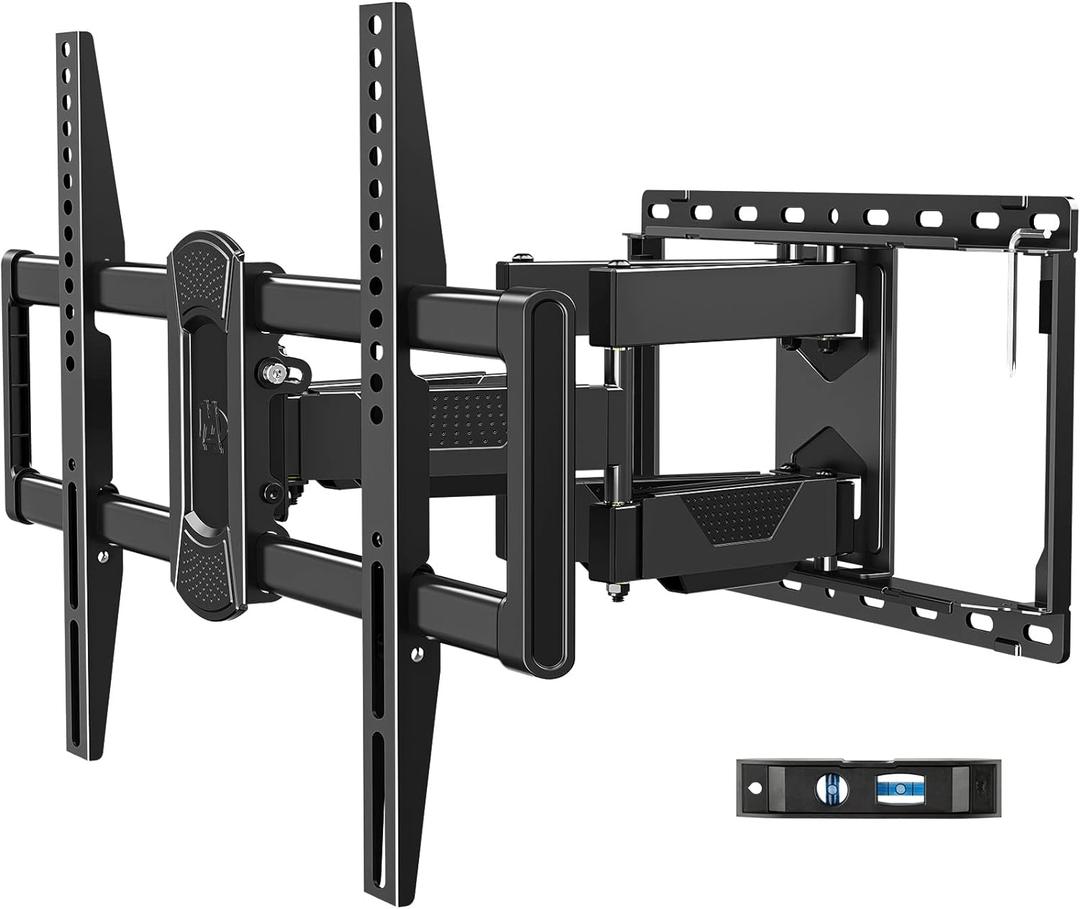 Mounting Dream UL Listed TV Wall Mount for Most 42-84 Inch TV, Full Motion, with Swivel and Tilt, TV Bracket with Articulating Dual Arms, Fits 16inch Studs, Max VESA 600X400 mm, 100 lbs,MD2617