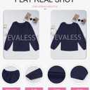 EVALESS Womens Tops Dressy Casual V Neck Long Sleeve Hollow Out Embroidered Blouses Shirts Spring Summer Outfits 2025 (Black, S)