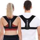 Posture Corrector Upper Back Brace Neck Shoulder Back Support Brace Pain Relief Belt For Women Men Braces Spine Straightener Breathable & Adjustable