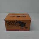 Pasta Maker Machine Set with Pasta Drying Rack Noodle Maker Machine 9 Adjustable Thickness Settings, Gifts for Her 2-in-1 Rollers & Cutter for Spaghetti, Fettuccine, Lasagna & More (Silver)