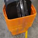 Pack of 20, 18 Gallon Orange & Black Storage Holiday Tote For Seasonal Organization