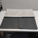 MontVoo -Bath Mat Rug-Rubber Backing Non Slip Quick Dry Absorbent Thin Bathroom Rugs Fit Under Door-Faux Suede Surface Bathroom Floor Mats-Shower Rug for in Front of Bathtub Shower Gray 24"x48" (Grey)