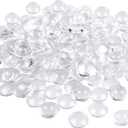 Gwybkq 150 Glass Dome Cabochons, 25mm Clear Glass, 1 inch/25mm Non-calibrated Round for Photo Pendant Craft Jewelry Making
