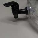 5 Gallon Water Jug Dispenser Base with Spout for 3 to 5 Gallon Bottle Plastic Water Jug Holder Containers for Stand or Countertop(Clear)