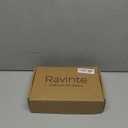 Ravinte 25 Pack Solid 5" Square Foot Cabinet Arch Pull Handles - Matte Black Drawer Pulls for Kitchen Cabinets, Cupboards - Hardware (5 Inch Hole Center)