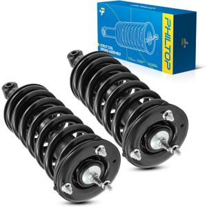 PHILTOP Front Complete Struts Shock Absorber for TITAN 2004-2015, TITAN 2017-2022, Quick Suspension 171358 * 2, Struts with Coil Spring Assemblies SAA961 2 Pcs