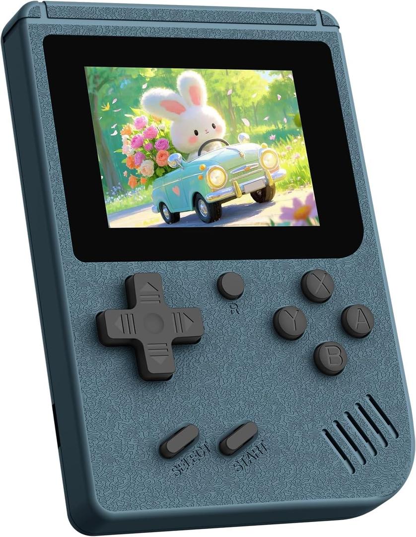 Retro Game Console, Built-in 400 Classic Retro Gaming Console, 1020mAh Rechargeable Battery, 3.0 Inch IPS Screen Retro Handheld Game Console, Portable Arcade Video Gaming Console (Gray)