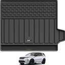 3W Cargo Liner Fit for Range Rover Sport 2014-2022,TPE All Weather Custom Fit Trunk Mat for Range Rover Sport Full Set Car Mats, Black