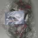 12 Pcs Christmas Candle Rings Wreaths Bulk, Xmas Artificial Candle Rings with Pinecones Red Berries Candle Holder Table Centerpiece Decor for Home Kitchen Cabinet Windows Front Door