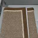 Kitchen-Rugs Non Slip Washable 2 Pieces Kitchen Mats for Floor Soft Kitchen Floor Mat Set Brown Kitchen Rugs for Kitchen Floor, Hallway, Sink, Laundry 18x46