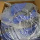 DOWNCOOL Blue/Grey Full Size Comforter Set - All Season Bedding with 2 Pillowcases - 3 Pieces Bed Set Down Alternative Comforter Set