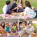 Divided Rotating Serving Tray with Lid and Handle, Portable Snackle Box for Fruits Snacks Veggie Charcuterie, Clear Lazy Susan Organizer and Fridge Storage Container for Adults Child (1PCS,12" L (Pink)