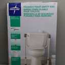 Medline Toilet Safety Rail For Seniors with Easy Installation, Height Adjustable Toilet Safety Frame, Bathroom Assist Rail with Armrests, Bathroom Safety, 250 lb. Weight Capacity