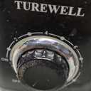 TUREWELL Water Dental Flosser for Teeth/Braces, Water Teeth Cleaner 8 Jet Tips and 10 Pressure Levels, 600ML Large Water Tank Oral Irrigator for Family(Black)