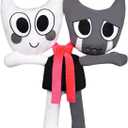 Dandy's Adorable Cute Plush Toys Collection, Soft and Cuddly Stuffed Animals for Kids Ages 3+ Collectible Plushies Gifts for Kids & Fans Birthday Festival and Special Occasions (Razzle & dazzle)