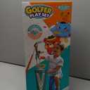 Kids Toddler Golf Set, Upgraded Kids Golf Cart, Unique Metal Golf Club Design, Indoor and Outdoor Golf Toys Sports Gift for Boys and Girls Aged 3-8 Years Old