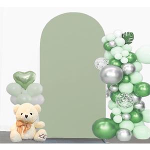7.2FT Sage Green Wedding Arch Cover, Sage Green 7.2FT Arch Backdrop Cover, Arch Backdrop Covers, Chiara Covers for Wedding Birthday Party Celebration Decor