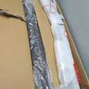 VECELO Upholstered Dining Chairs Set of 2, Modern Fabric and High Back & Solid Wood Legs, Parsons for Kitchen/Living Room- Dark Gray