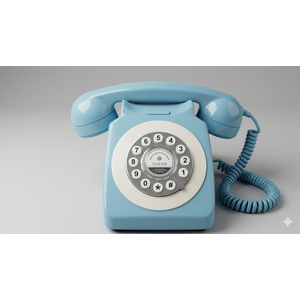 Landline Phone with Handset and Speakerphone, Retro Bluetooth Home Phone, Classic Bluetooth Desk Phone, Cordless Bluetooth Telephone with USB Rechargeable