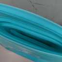 8-Pack Reusable Silicone Food Storage Bags, 100% Silicone Stand-Up Wide-Open Zip-Lock Reusable Storage Bags for Food, Freezer Microwave Oven Dishwasher Safe, Aqua, 4L 2M 2S (Teal | 3-Size | 8 PC)