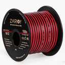 16 Gauge Wire 100 Feet, 16 AWG Red Black Electrical Wire 12V/24V DC Cable, 16AWG 2 Conductors LED Strips Extension Cord for Speaker, LED Strips, Autos, use