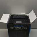 Dehumidifier, 95OZ Dehumidifier for Home 1000 Sq.Ft - Quiet with Auto Shut Off & Relaxing 7 Color Ambient Light,Ideal for Livingroom, Bedroom, Basement(Black)