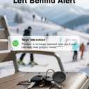 Smart Tracker Tag Item Finder 4Pack, Compatible with Apple Find My APP (iOS Only), IP67 Waterproof, Replaceable Battery, Suitable for Luggage, Bags, Wallets, Backpacks, Keys (weTag mini)