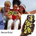 LETO for iPhone 16 Pro Wallet Case - Flip Folio Leather Kickstand - Fashionable Flower Designs - Credit Card Holder - Protective Phone Cover for Women and Girls - 6.3" - Blooming Sunflowers