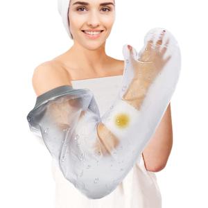 Waterproof Full Arm Cast Covers for Shower Adult, Watertight Cast Covers for Shower Arm after Surgery, Reusable Cast Protector Shower Sleeve for Bandage Dressing Wound, Reusable