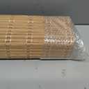LazBlinds No Tools No Drill Cordless Bamboo Roman Shades, Light Filtering Window Treatment, Roll Up Bamboo Blinds for Windows 21'' W x 64'' H, Brown