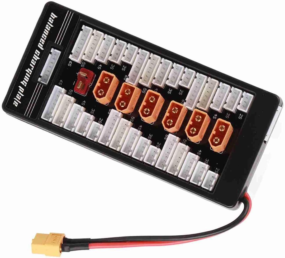 Parallel Charging Board, XT60 Plug Multi 2S6S Lipo Parallel Balanced Charging Board RC Battery Charger Accessory for B6AC A6 720i